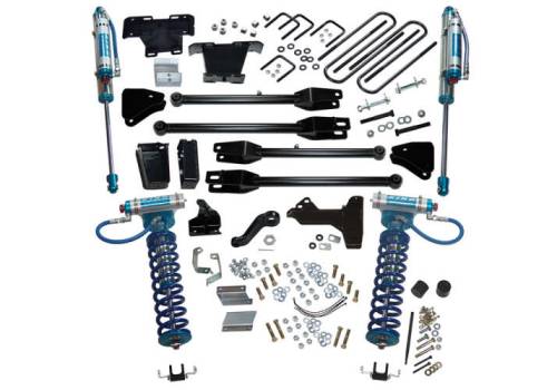 SuperLift - K237KG | Superlift 6 inch 4 Link Suspension Lift Kit with King Coilovers & Shocks (2011-2016 F250, F350 Super Duty 4WD | Diesel)