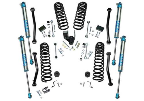 SuperLift - K186KG | Superlift 4 Inch Dual Rate Coil Spring Suspension Lift Kit with King 2.0 Shocks (2018-2023 Wrangler JL 4WD)