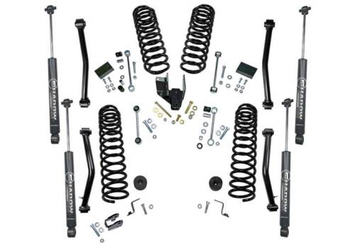 SuperLift - K192 | Superlift 4 inch Dual Rate Coil Spring Suspension Lift Kit with Shadow Shocks (2018-2023 Wrangler JL Unlimited 4WD)