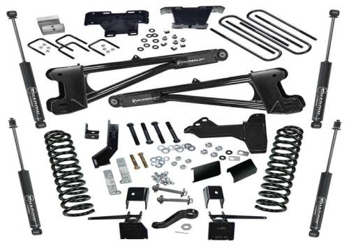 SuperLift - K169 | Superlift 6 Inch Radius Arm Suspension Lift Kit With Shadow Shocks 2017-2022 F250, F350 Super Duty 4WD | Diesel)