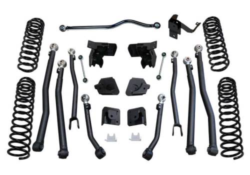 SuperLift - K201NS | Superlift 4 Inch Rock Runner Series Lift w/ No Shocks (20007-2018 Wrangler JK Unlimited)