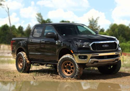 SuperLift - K1014 | Superlift 3.5 Inch Ford Suspension Lift Kit w/ Shadow Shocks 2019-2023 Ranger)