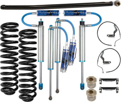 Carli Suspension - CS-FLVL-PT25-11-GAS | Carli Suspension 2.5" Lift Pintop System With Carli Tuned King 2.5" Remote Reservoir Shocks For Ford F-250/F-350 | 2011-2016 | Gas