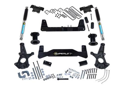 SuperLift - K181B | Superlift 6.5inch Suspension Lift Kit (2014-2018 Silverado, Sierra 1500 2WD| OE Aluminum or Stamped Control Arms)