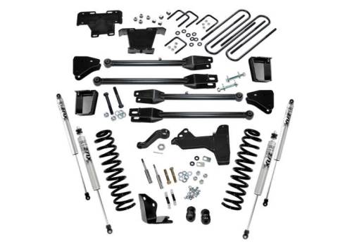 SuperLift - K231F | Superlift 6 inch 4 Link Suspension Lift Kit with Fox 2.0 Shocks (2005-2007 F250, F350 Super Duty 4WD)