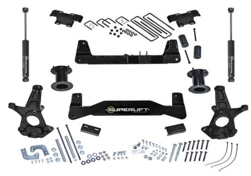 SuperLift - K181 | Superlift 6.5inch Suspension Lift Kit (2014-2018 Silverado, Sierra 1500 2WD| OE Aluminum or Stamped Control Arms)