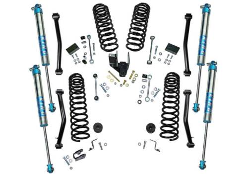 SuperLift - K184KG | Superlift 4 Inch Dual Rate Coil Spring Suspension Lift Kit With King 2.0 Shocks (2018-2023 Wrangler JL Unlimited 4WD)