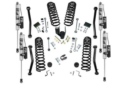 SuperLift - K184FX | Superlift 4 Inch Dual Rate Coil Spring Suspension Lift Kit With Fox Resi Shocks (2018-2023 Wrangler JL Unlimited 4WD)