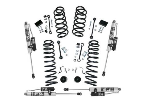 SuperLift - K185FX | Superlift 2.5 Inch Dual Rate Coil Spring Suspension Lift Kit With Fox 2.0 Reservoir Shocks (2018-2023 Wrangler JL 4WD)