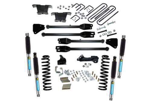 SuperLift - K236B | Superlift 4 inch 4 Link Suspension Lift Kit with Bilstein Shocks (2011-2016 F250, F350 Super Duty 4WD | Diesel)