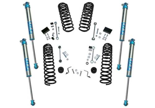 SuperLift - K185KG | Superlift 2.5 Inch Dual Rate Coil Spring Suspension Lift Kit With King 2.0 Shocks (2018-2023 Wrangler JL 4WD)