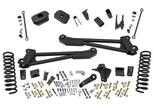 SuperLift - K195 | Superlift 3.5 inch Radius Arm Suspension Lift Kit with Shock Extension (2019-2022 Ram 2500 4WD | Diesel)