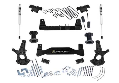 SuperLift - K181F | Superlift 6.5inch Suspension Lift Kit (2014-2018 Silverado, Sierra 1500 2WD| OE Aluminum or Stamped Control Arms)