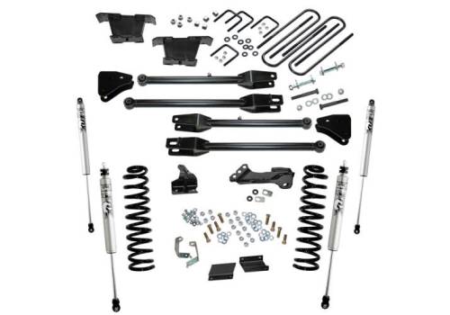 SuperLift - K236F | Superlift 4 inch 4 Link Suspension Lift Kit with Fox 2.0 Shocks (2011-2016 F250, F350 Super Duty 4WD | Diesel)