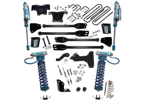 SuperLift - K231KG | Superlift 6 inch 4 Link Suspension Lift Kit with King Coilovers & Shocks (2005-2007 F250, F350 Super Duty 4WD)