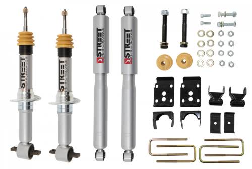 Belltech - 1000SP | 1 to 3 Inch Front / 5.5 Inch Rear Lowering Kit Complete Lowering Kit with Street Performance Shocks (2015-2020 F150 2WD)