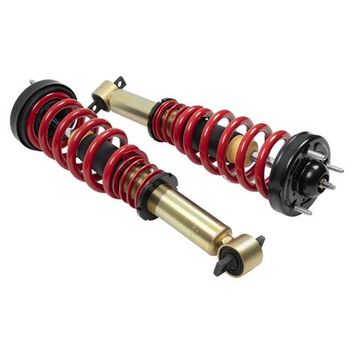 Belltech - 1001HKP | Belltech 1 to 3 Inch Front / 4 Inch Rear Complete Lowering Kit with Damping/Height Adjustable Coilovers & Rear Sway Bar (2015-2020 F150 2WD/4WD)