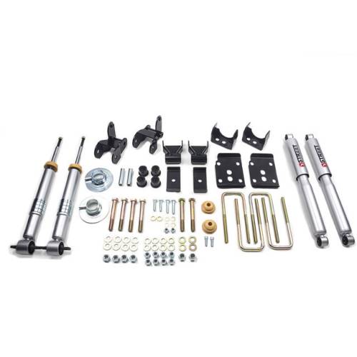 Belltech - 1001SP | Belltech 1 to 3 Inch Front / 4 Inch Rear Complete Lowering Kit with Street Performance Shocks (2015-2020 F150 2WD/4WD)