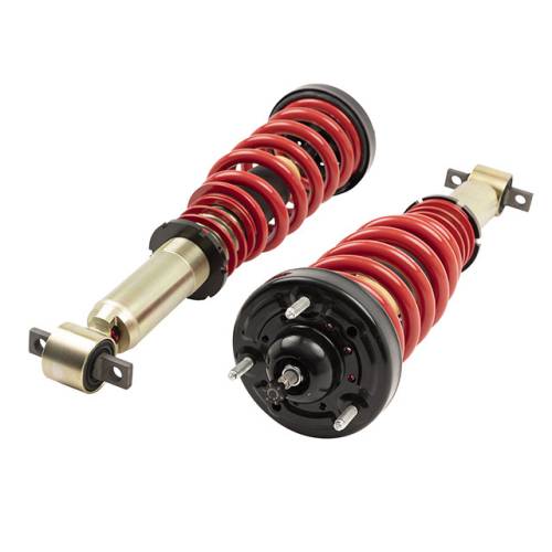Belltech - 1008HKP | 1 to 5 Inch Front / 6 Inch Rear Complete Lowering Kit with Damping/Height Adjustable Coilovers & Rear Sway Bar (2015-2020 F150 2WD)