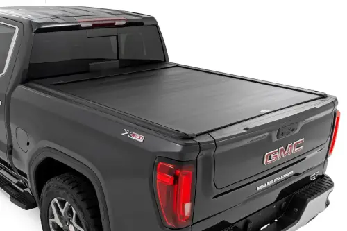 Rough Country - 56120581 | Rough Country Power Retractable Bed Cover Chevrolet Silverado 1500 / GMC Sierra 1500 | 2019-2024 | 5' 10" Bed