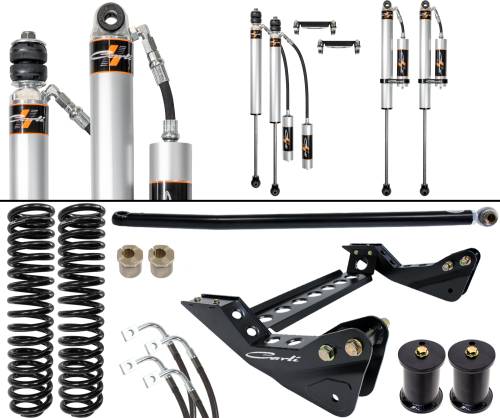 Carli Suspension - CS-F45-BC-CS-05 | Carli Suspension Carli Spec 2.0" Remote Reservoir Shocks 4.5" Lift Backcountry System For Ford F-250/F-350 4WD | 2005-2007 | Diesel