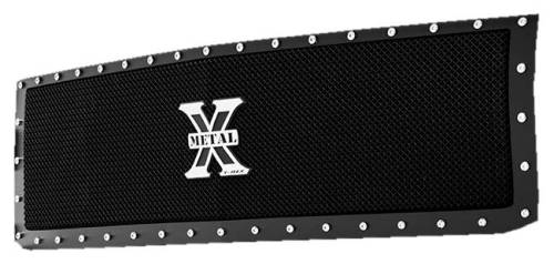 T-Rex Billet - 6711231 | T-Rex X-Metal Series Formed Mesh Grille | Small Mesh | Mild Steel | Black | Chrome Studs | 1 Pc | Replacement