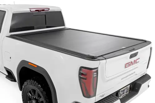 Rough Country - 56110690 | Rough Country Power Retractable Bed Cover Chevrolet Silverado 2500 2WD/4WD / GMC Sierra 2500 2WD/4WD | 2020-2024 | 6'9" Bed