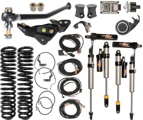 Carli Suspension - CS-F45-EV25-17 | Carli Suspension Carli/SDI Tuned 2.5" Remote Reservoir Shocks 4.5"/5.5" Lift E-Venture System For Ford F-250/F-350 4WD | 2017-2023 | Diesel