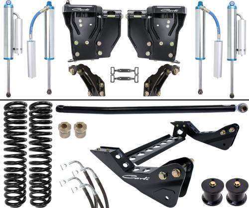 Carli Suspension - CS-F45-D30-05 | Carli Suspension Carli Tuned King 3.0" Remote Reservoir Shocks 4.5" Lift Dominator System For Ford F-250/F-350 4WD | 2005-2007 | Diesel