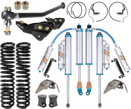 Carli Suspension - CS-F45-D30-17 | Carli Suspension Carli King 3.0" Remote Reservoir Shocks 4.5"/5.5" Lift Dominator System For Ford F-250/F-350 4WD | 2017-2023 | Diesel