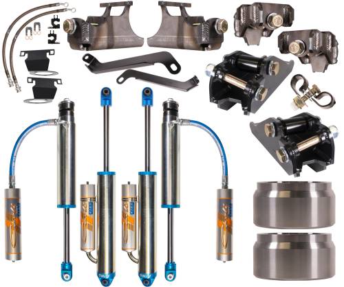 Carli Suspension - CS-DD30SPKG-14-D | Carli Suspension Carli Tuned King 3.0" Remote Reservoir Shocks Package For Ram 2500 4WD | 2014-2023 | 3.25" Lift, With Mounts & Hardware