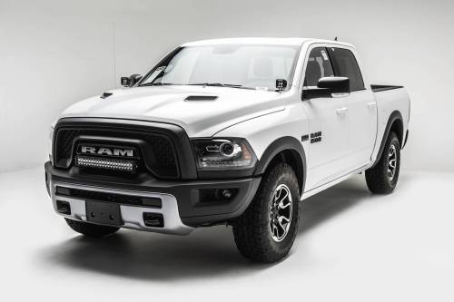 ZROADZ - Z324552-KIT | ZROADZ Front Bumper Top LED Kit with (1) 20 Inch LED Straight Double Row Light Bar (2015-2018 Ram Rebel)