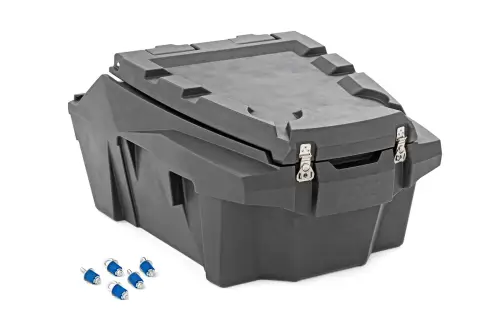 Rough Country - 93026A | Rough Country Rear Cargo Box For Polaris RZR Turbo S/XP 1000/ XP 4 1000 | 2014-2022