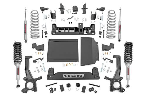 Rough Country - 71231 | Rough Country 6 Inch Lift Kit With Rear Coils Springs For Toyota Tundra 4WD | 2022-2023 | N3 Struts, N3 Rear Shocks