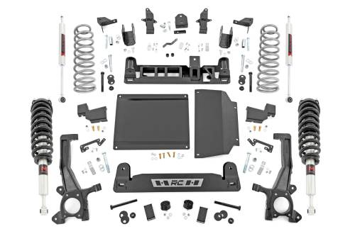 Rough Country - 71240 | Rough Country 6 Inch Lift Kit With Rear Coils Springs For Toyota Tundra 4WD | 2022-2023 | M1 Struts, M1 Rear Shocks