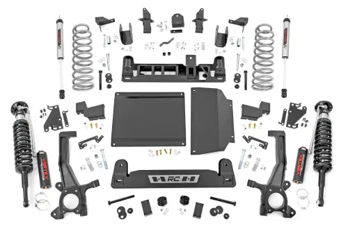 Rough Country - 71257 | Rough Country 6 Inch Lift Kit With Rear Coils Springs For Toyota Tundra 4WD | 2022-2024 | Vertex Coilovers, V2 Rear Shocks