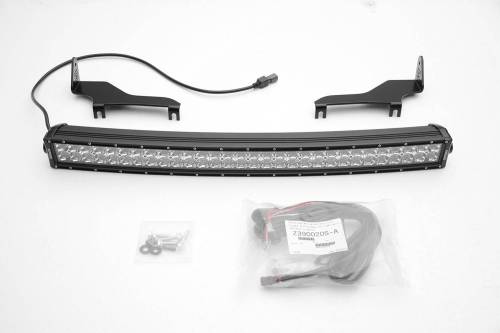 ZROADZ - Z325662-KIT | ZROADZ Front Bumper Top LED Kit with 40 Inch LED Curved Double Row Light Bar (2017-2020 Ford Raptor)