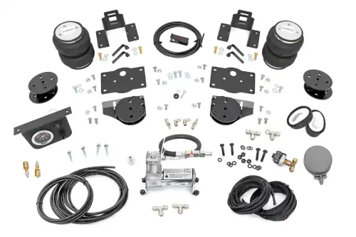 Rough Country - 100354C | Rough Country Air Spring Spacers Kit For Ram 1500 4WD | 2019-2025 | With 4 Inch Lift, With Onboard Air Compressor