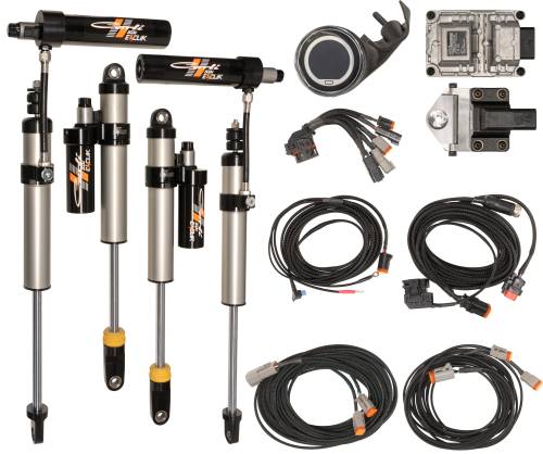 Carli Suspension - CS-FEV25SPKG-LVL-20-GAS | Carli Suspension E-Venture Carli Tuned King 2.5" Remote Reservoir Shocks Package For Ford F-250/F350 4WD | 2020-2023 | 1.5"/3.5" Lift | Gas