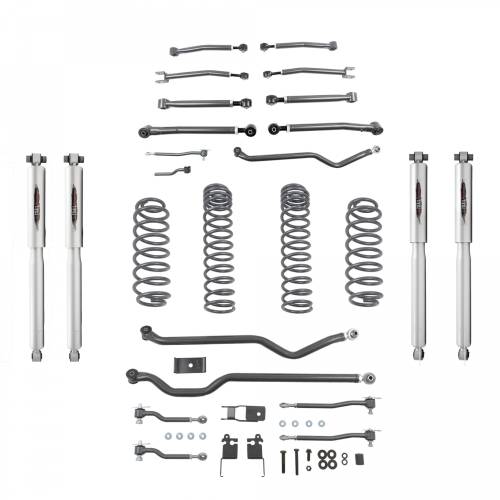 Belltech - 153204TP | Belltech 4 Inch Complete Suspension Lift Kit with Trail Performance Shocks (2020-2023 Wrangler JL Unlimited 4WD)