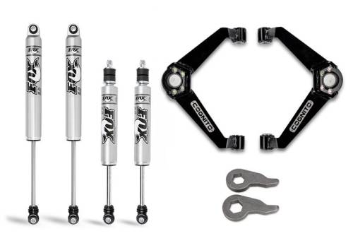 Cognito Motorsports - 110-P0753 | Cognito 3-Inch Performance Leveling Kit With Fox PS 2.0 IFP Shocks(2001-1200 Silverado, Sierra 2500 HD, 3500 HD 2WD/4WD)