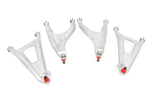 Rough Country - 97041 | Forged Aluminum High Clearance 2" Forward Offset Control Arms w/Ball Joints | Can-Am Defender (16-22)