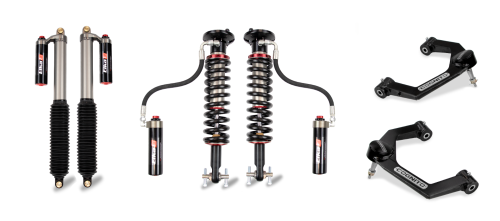 Cognito Motorsports - 220-P1141 | Cognito 2.5-Inch Elite Leveling Kit with Elka 2.5 Reservoir shocks (2021-2023 Ford F150 4WD)