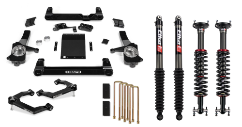 Cognito Motorsports - 210-P1149 | Cognito 6-Inch Performance Lift Kit with Elka 2.0 IFP Shocks (2019-2024 Silverado, Sierra 1500 2WD/4WD Including AT4 and Trail Boss)