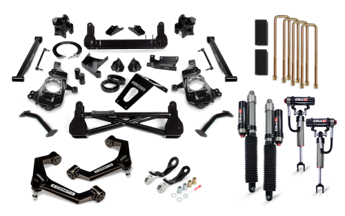 Cognito Motorsports - 210-P1183 | Cognito 7-Inch Premier Lift Kit with Elka 2.5 Reservoir Shocks (2020-2024 Silverado/Sierra 2500/3500 2WD/4WD)