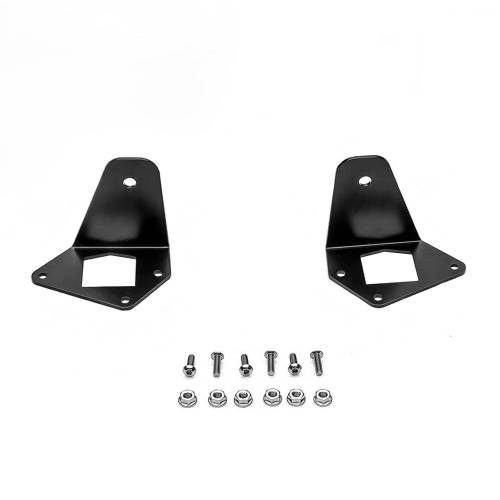 ZROADZ - Z334851 | ZROADZ Front Roof Side LED Bracket to mount (2) 3 Inch LED Pod Lights (2018-2023 Wrangler JL | 2020-2023 Gladaitor JT)