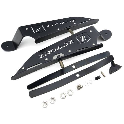 ZROADZ - Z335761-KIT-C | ZROADZ Front Roof LED Kit with (1) 40 Inch LED Curved Double Row Light Bar (2015-2018 Ranger)