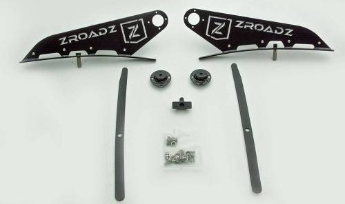 ZROADZ - Z337581 | ZROADZ Front Roof LED Bracket to mount (1) 50 Inch Curved LED Light Bar (2016-2019 Titan)