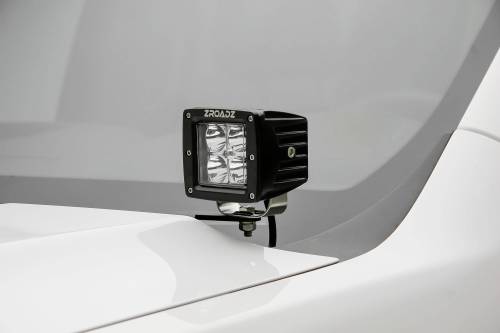 ZROADZ - Z362281-KIT2 | ZROADZ Hood Hinge LED Kit Incl. (2) 3 Inch LED Pod Lights (2019-2022 Sierra 1500)