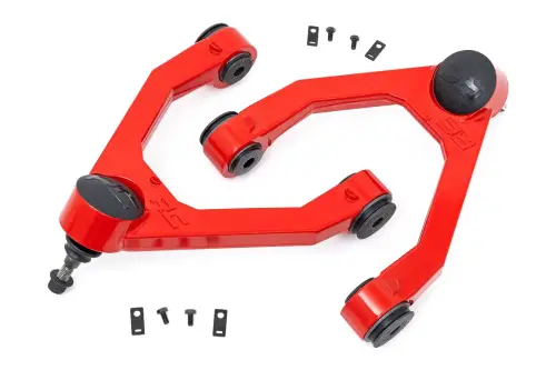 Rough Country - 7546RED | Rough Country Forged Upper Control Arms For Chevrolet Blazer/Tahoe/K1500 / GM K1500/Yukon | 1988-1999 | 2-3 Inch Lift, Red